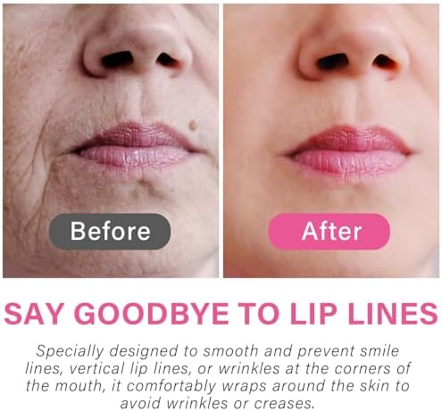 Anti-wrinkle patches for lip area skincare routine
