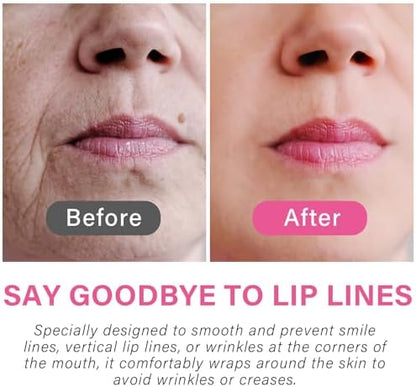 Anti-wrinkle patches for lip area skincare routine