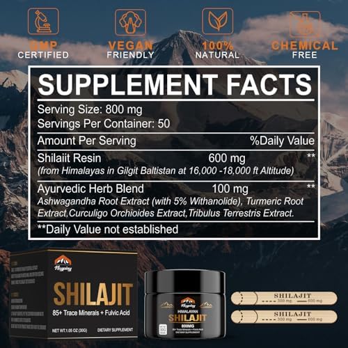 Naypiny shilajit product box and container lifestyle display