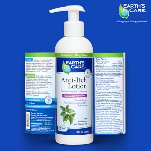 Earth's Care 8 fluid ounce anti itch treatment for irritated skin