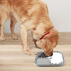 Coomazy pet lick mat set with cleaning brush and spatula
