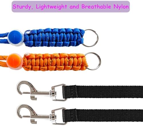 Reflective 550 paracord harness for bearded dragons and reptiles