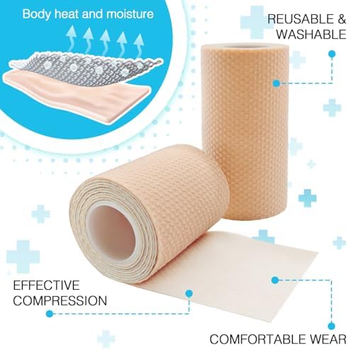 Beige 2-layer comfort wrap with Velcro fastener showing foam inner texture.