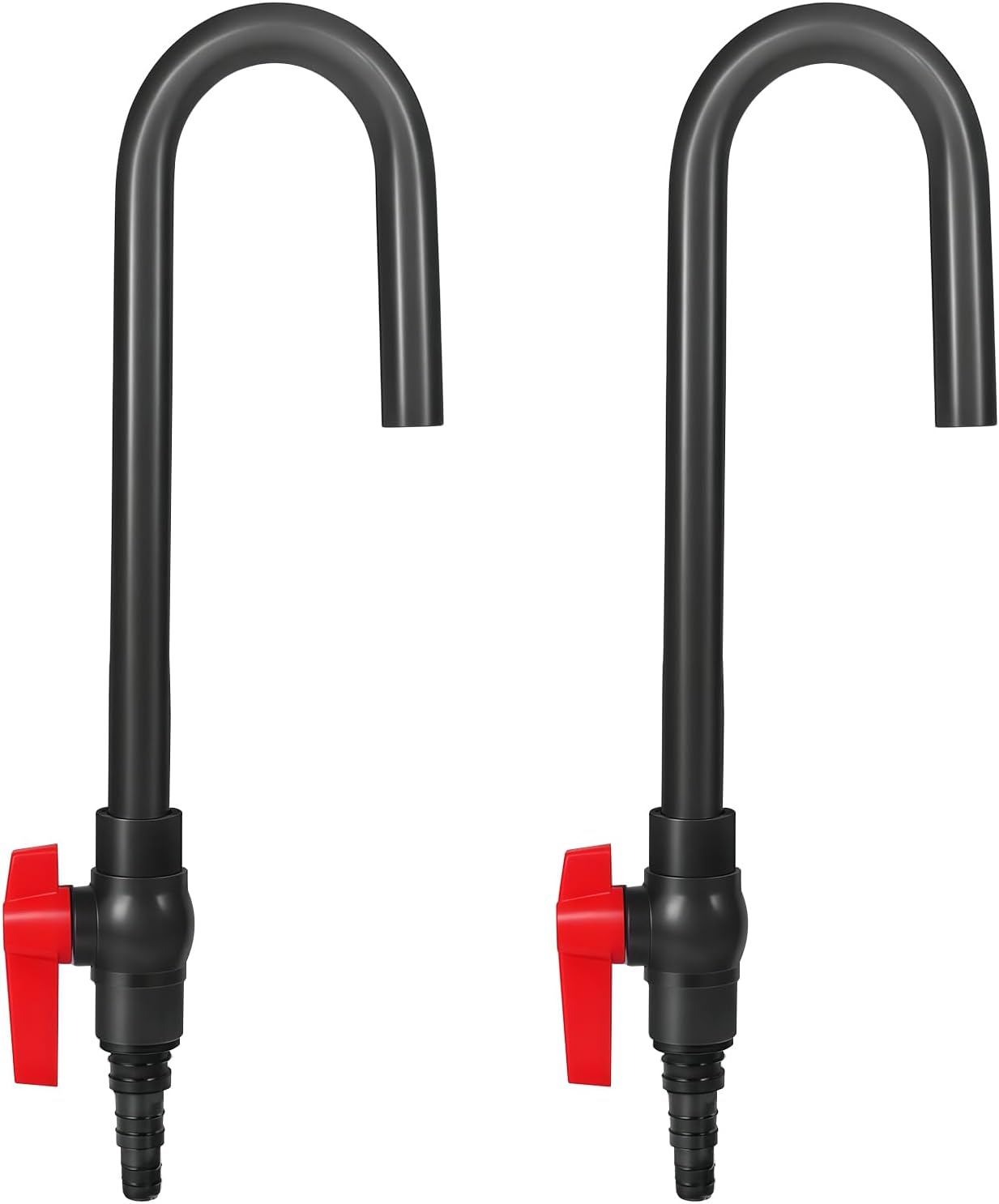 Dongker automatic aquarium water refiller 2 pack front view hanging on fish tank wall.