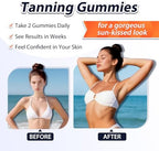 Gatchialv tanning gummies plastic container top lid and safety seal