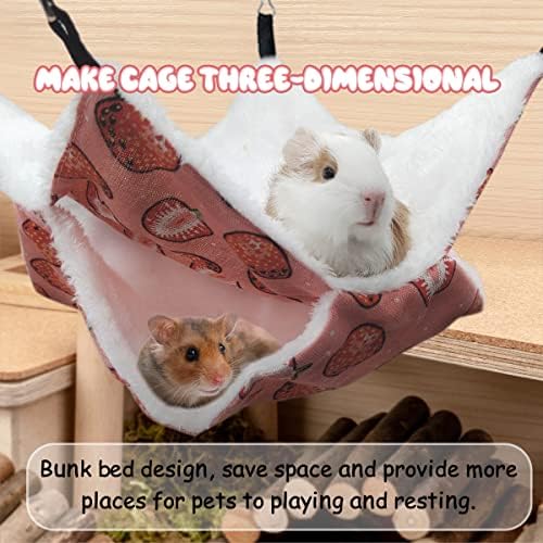 LYART small animal habitat accessories with metal hanging hooks