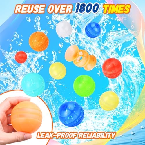 Omidazzle eco friendly latex free water balloons breaking on impact