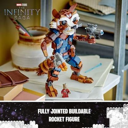 Guardians of the Galaxy LEGO superhero toy showing posable joints