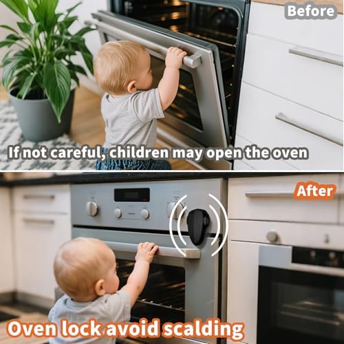 Baby safety oven lock for toddlers easy installation