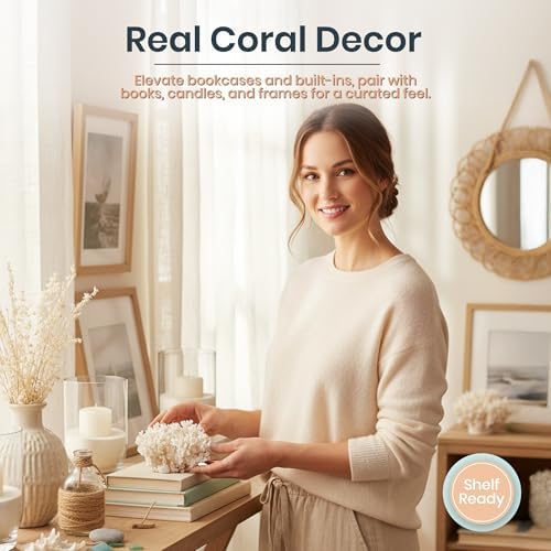 Nautical Crush Trading White Sea Coral used as a centerpiece for a beach wedding