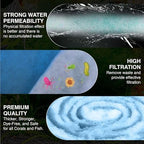 Big Kahuna washable and reusable polyester filter pad showing structural density.