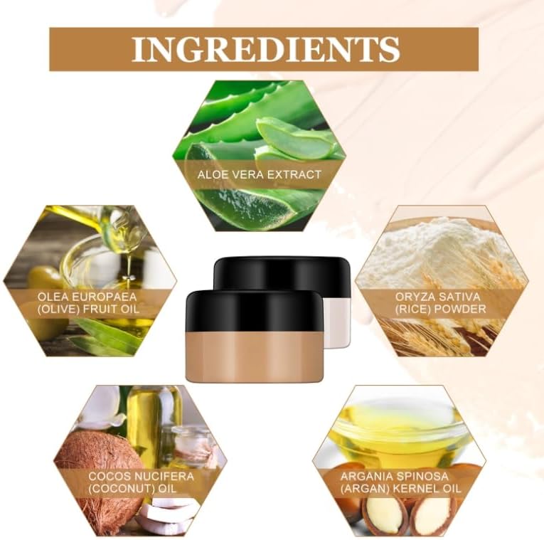 Jinzzha Aromixe concealer jars and mixing pot
