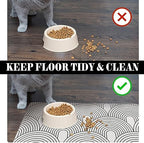 Ayiashiab pet feeding mat being wiped with damp cloth