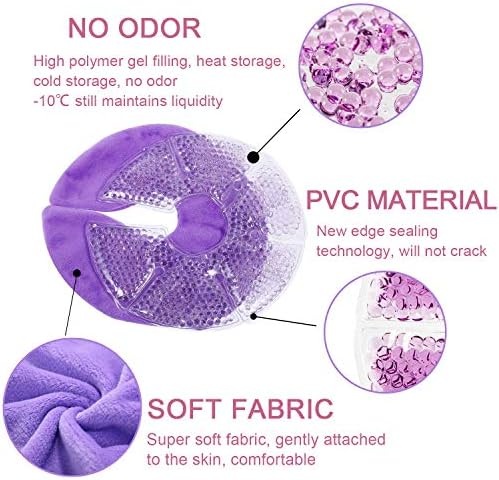 Breastfeeding mother using Gbrand gel pads for pain relief
