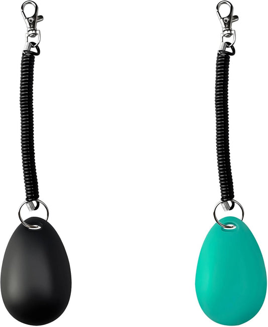 ABSONE pet training tool with coiled wrist strap attached to a metal clasp