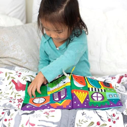 Collection of Melissa & Doug K's Kids sensory book pages