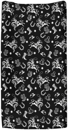ZoUbqchY western cowboy changing pad cover folded fabric texture