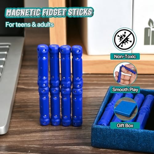 Cheslicr silent everyday carry desk gadget demonstrating end to end magnetic connection capabilities for focus enhancement