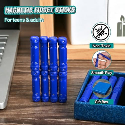 Cheslicr silent everyday carry desk gadget demonstrating end to end magnetic connection capabilities for focus enhancement
