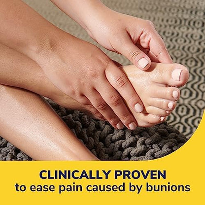 Close up of Dr. Scholl's flexible water resistant bunion cushion texture.