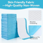 Demonstration of leak proof polyethylene layer on changing mat