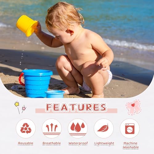 Durio 2 piece swim diaper set folded presentation