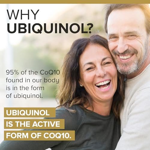 Qunol Ubiquinol CoQ10 dietary supplement packaging back label