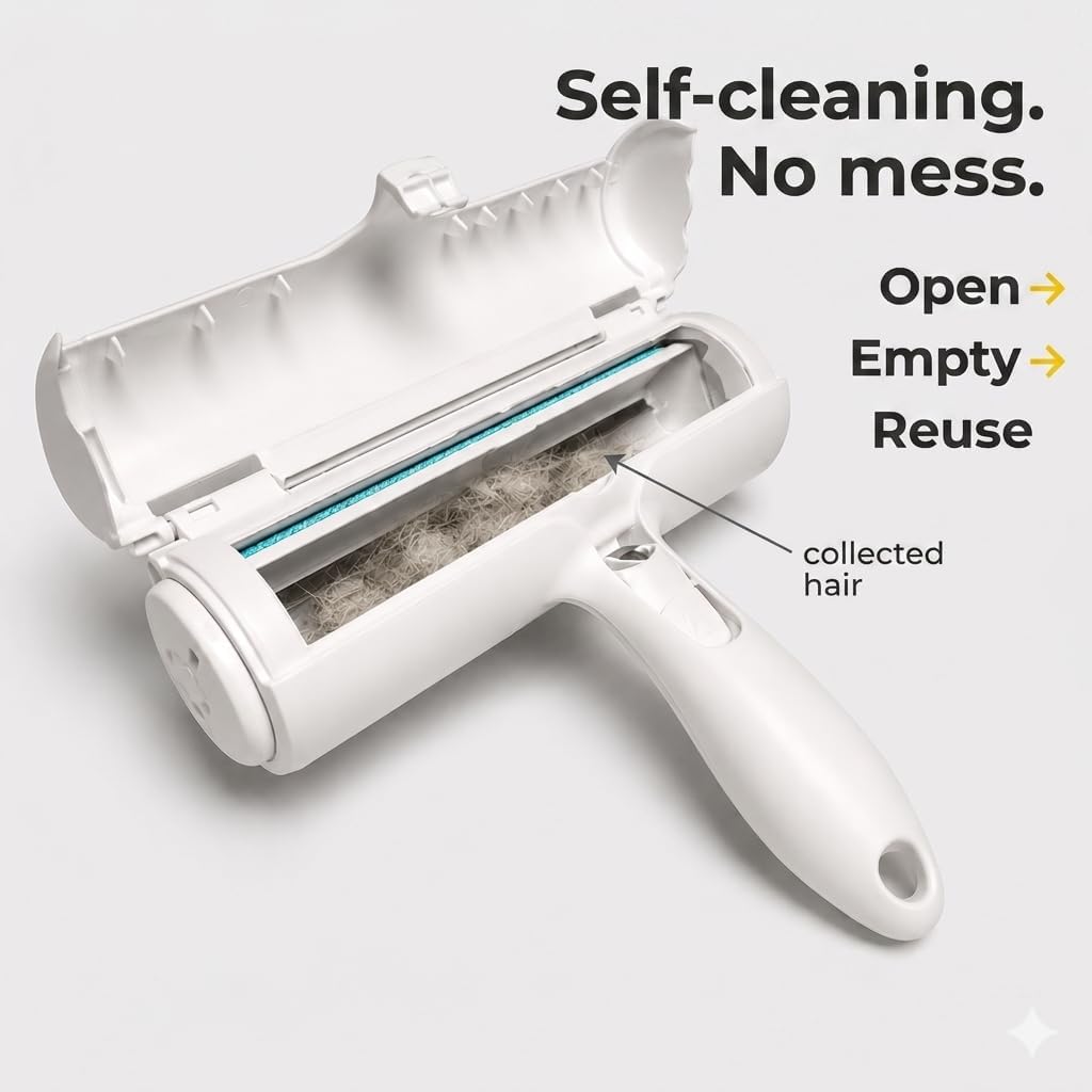 LikePaws reusable roller compared to sticky lint rollers