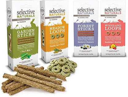 Supreme Petfoods small animal healthy rewards ingredient and nutritional information label