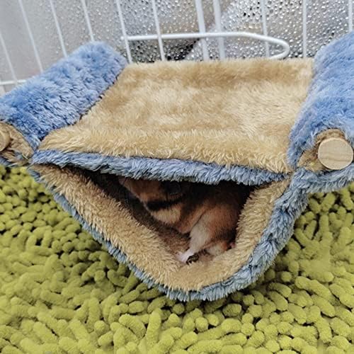 Side angle view highlighting the two-tier structure of the brown chinchilla cage accessory.