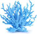 WEKVLPTH artificial aquarium coral ornament front view blue fish tank decoration