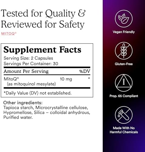 Advanced mitochondria targeted antioxidant capsules container top view