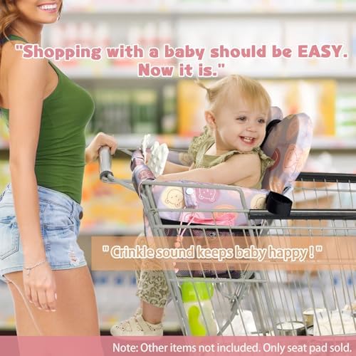 LWWACSS baby safety harness system on grocery cart cover