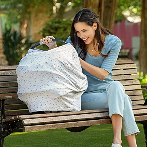 Detail of soft breathable fabric on Munchkin Milkmakers cover