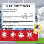 Novafun Lycopene 90 vegetarian capsules label details