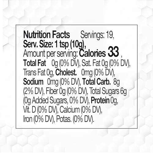 BEE And YOU Propolis Honey Mix for children nutritional facts label display