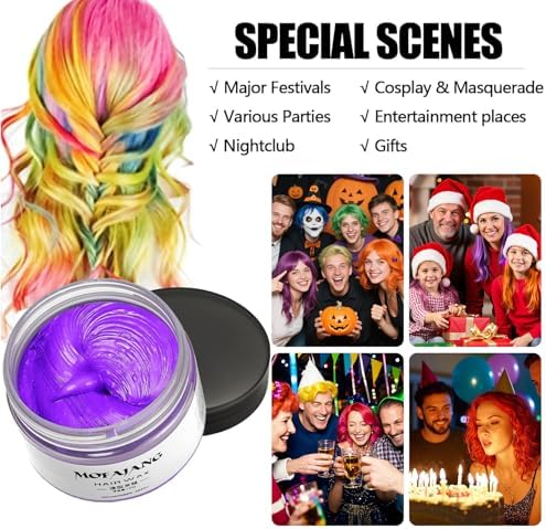 Efly temporary hair color set packaging for gifts