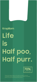 KropBom daily pet litter box cleaning accessories layout