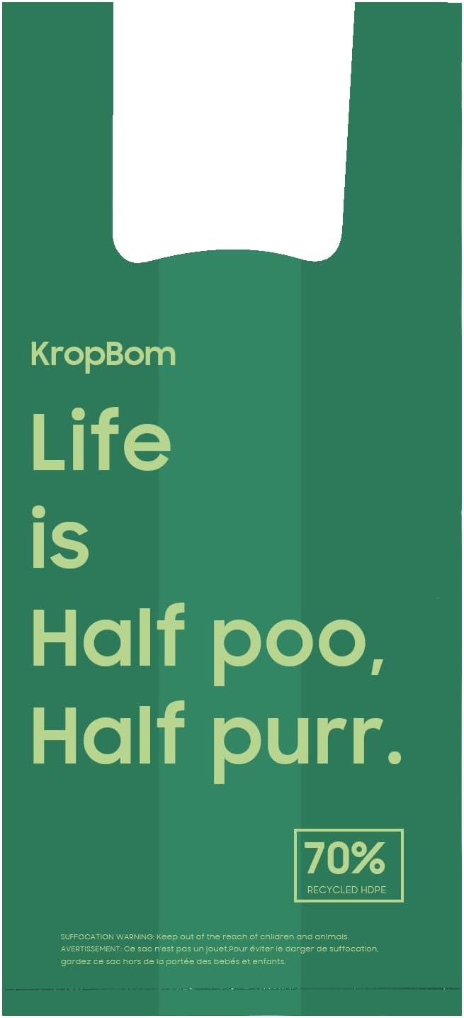 KropBom daily pet litter box cleaning accessories layout