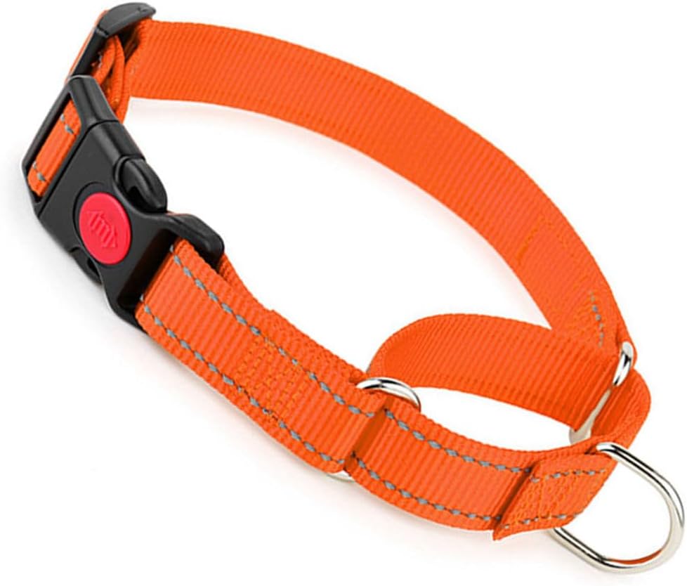 Martingale Collar for Dogs with Buckle, Reflective Dog Choke Collar Escape Proof No Pull Cinch Dog Training Collars Adjustable for Small Medium Large Breed Pet Dogs, Pink M - Image 11