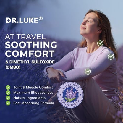 Dr. Luke Pharmaceutical Grade DMSO Roll On 99.9 Pure: Dsmo Pharmaceutical Medical Grade Lotion for Joint & Muscle Relief with Arnica, Magnesium Chloride, Lavender, MSM, Menthol & Frankincense - 1 Pack - Image 3