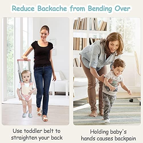 Parent using Ocanoiy walking assistant for toddler