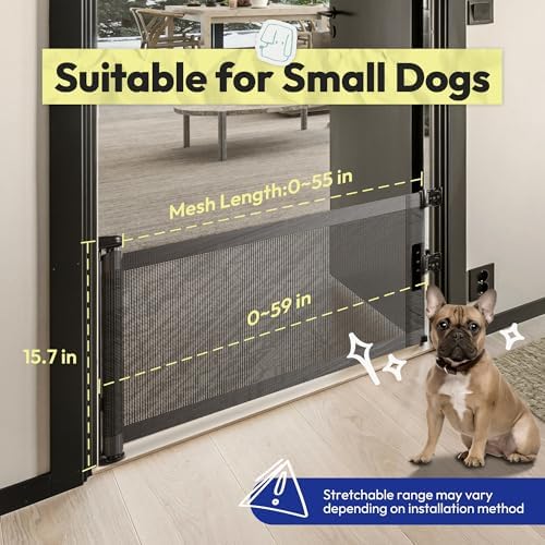 Pomesea 15.7 inch height puppy gate hardware drill installation components
