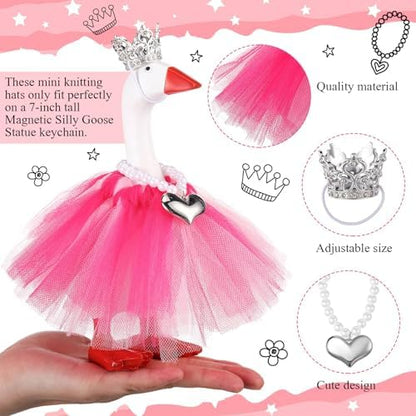 Sunnymove princess goose costume accessories on desk statue