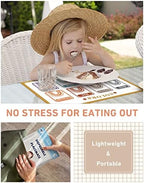 Babebay rectangular sticky placemat packaging with forty pieces included
