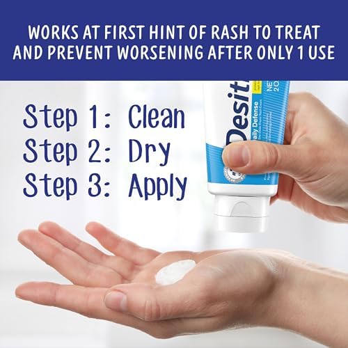 Desitin diaper rash cream portable tube being placed in a diaper bag