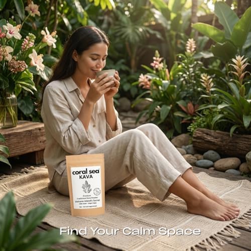 Side view of Coral Sea Kava Volcano Island Secret premium noble powder container