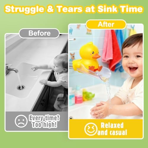 Underneath view of the splash-proof Skyroku kid sink helper showing the high-quality durable plastic material.