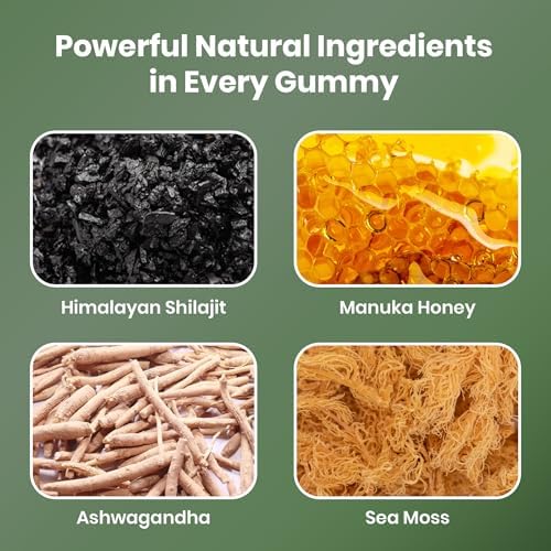 Organic ashwagandha gummies with sea moss and manuka honey offer a high quality wellness supplement.