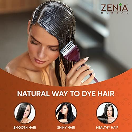 Zenia organic hair coloring set imported from the United States for safe scalp application